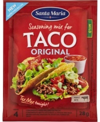 Prieskonių mišinys SANTA MARIA Taco, 28 g