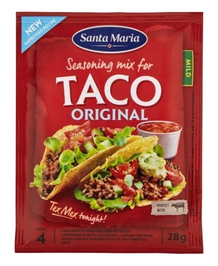 Prieskonių mišinys SANTA MARIA Taco, 28 g
