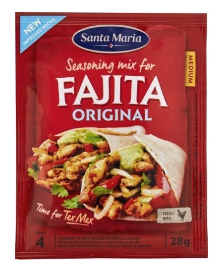 Prieskonių mišinys SANTA MARIA Fajita, 28 g