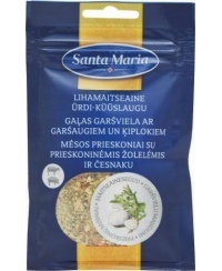Mėsos prieskoniai su prieskoninemis žolelemis ir česnaku SANTA MARIA, 20 g
