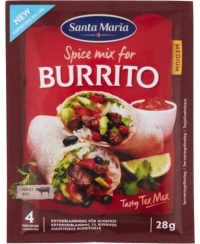 Prieskonių mišinys SANTA MARIA Burrito, 28 g