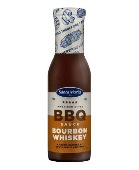 Santa Maria BBQ padažas Bourbon Whiskey 370g