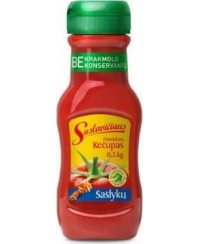Pomidorų kečupas SUSLAVICIAUS, Šašlykų, 500 g