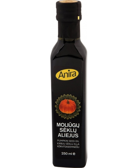 Moliūgų sėklų aliejus ANIRA, nerafinuotas, 250 ml