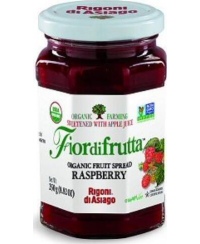 Užtepas FIORDIFRUTTA, aviečių, ekologiškas, 60%, 250 g LT-EKO-001