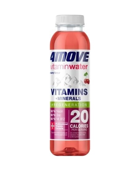 Vitamininis vanduo 4MOVE VITAMIN WATER VITAMINS & MINERALS, 0,556 l PET