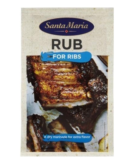 Prieskonių mišinys šonkauliams marinuoti, SANTA MARIA BBQ RUB Ribs, 30g