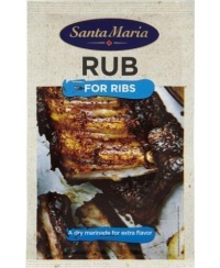 Prieskonių mišinys šonkauliams marinuoti, SANTA MARIA BBQ RUB Ribs, 30g