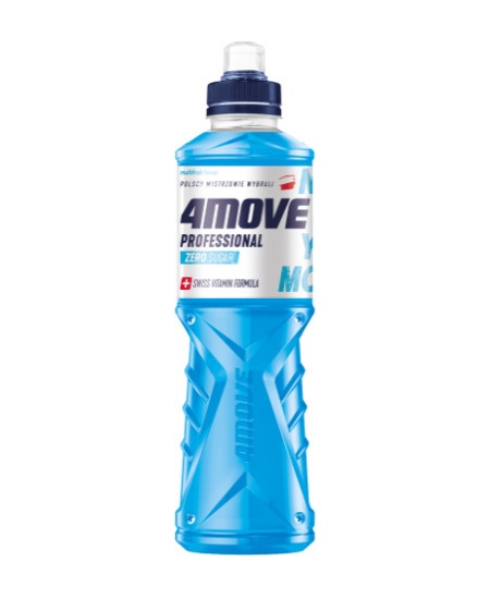 Izotoninis gėrimas 4 MOVE Zero Multifruit, 750ml PET