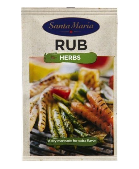 Prieskoniai marinavimui su prieskoninėmis žolelėmis BBQ Rub Herbs, 22 g
