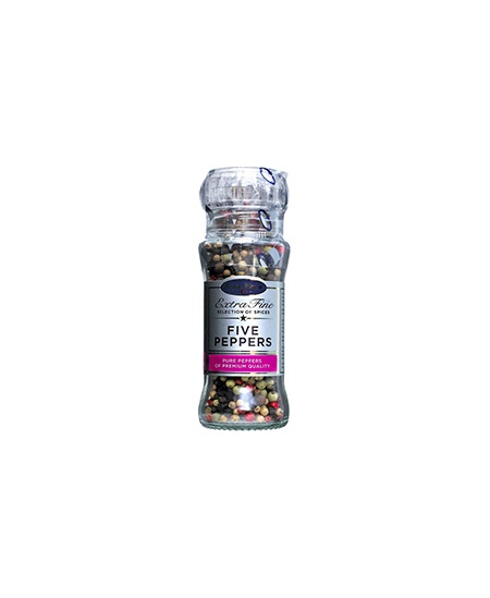 Penkių pipirų mišinys SANTA MARIA, malūnėlis, 60 g