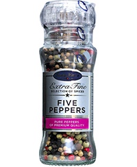 Penkių pipirų mišinys SANTA MARIA, malūnėlis, 60 g