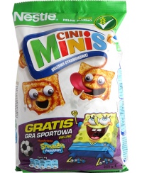 Kviečių kvadratėliai NESTLE Cini Minis, su cinamonu, 250 g