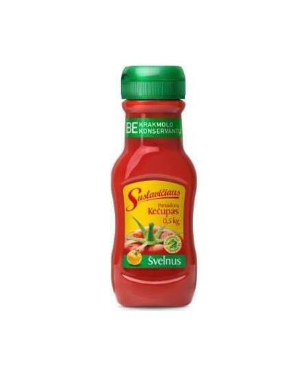 Pomidorų kečupas SUSLAVIČIAUS, Švelnus, 500 g