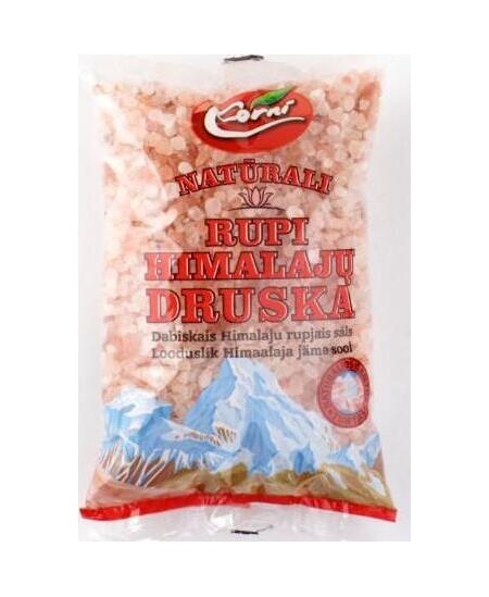 Kristalinė druska Himalajai, stambi, 500g