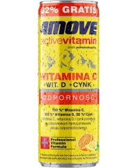 Vitamininis vanduo 4 MOVE Witamina C +WIT. D +CYNK, 330 ml