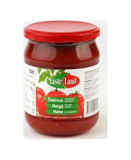 Pomidoru padažas TASTE LAND, švelnus, 500 g