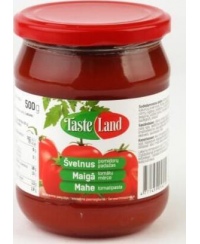 Pomidoru padažas TASTE LAND, švelnus, 500 g