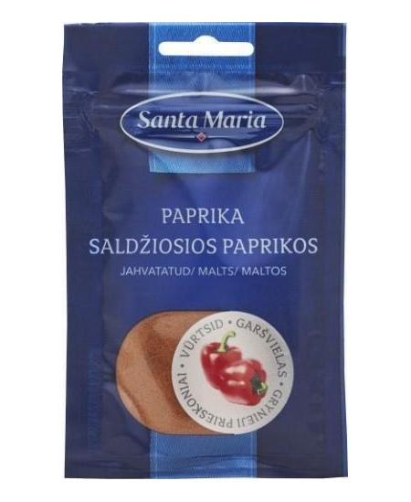 Saldžiosios paprikos SANTA MARIA, maltos  22 g