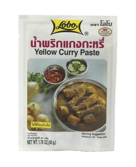 Geltonojo kario pasta LOBO, 50 g