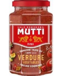 Padažas makaronams MUTTI, su keptomis daržovėmis, 400 g