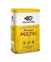 Kvietiniai miltai KAUNO GRŪDAI, aukščiausia rūšis, 550 C, 2 kg