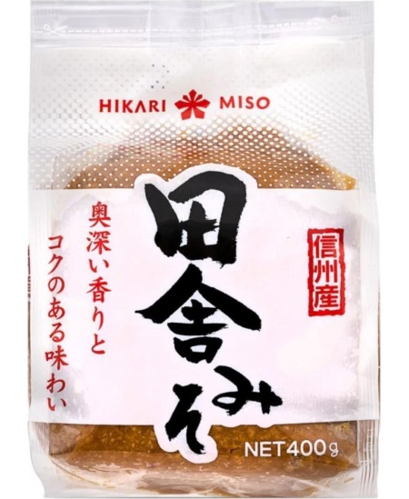 Raudona miso pasta HIRAKI, 400 g
