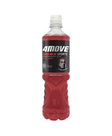 Izotoninis gėrimas 4 MOVE vyšnių skonio, 750 ml