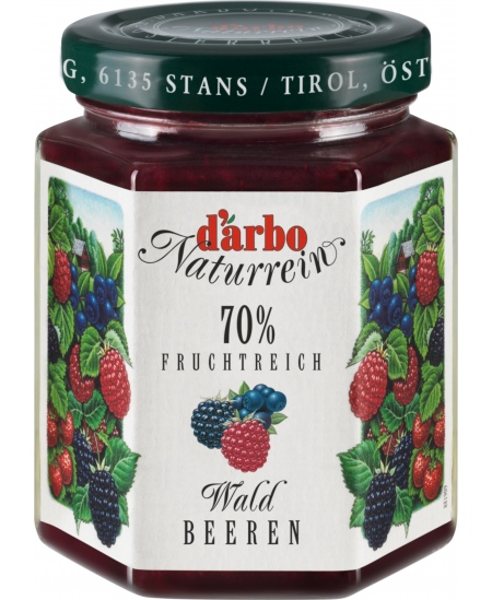 Miško uogų džemas D'ARBO, 70%, 200 g