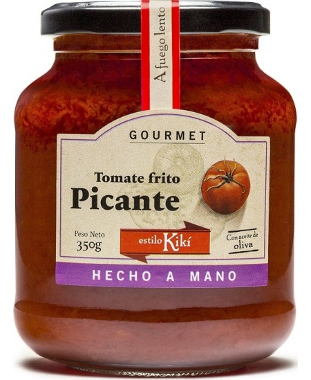 Padažas makaronams ESTILO KIKI Gourmet Spicy,  keptų pomidorų, 350 g