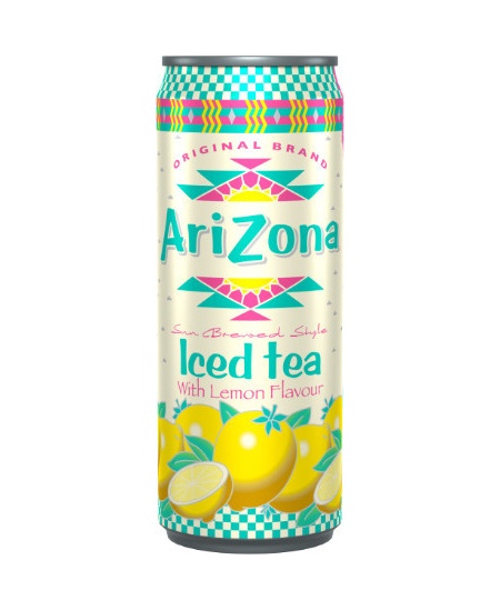 Juodos arbatos gėrimas ARIZONA, citrinų skonio, 0,33 l D