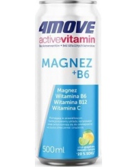 Vitamininis vanduo 4MOVE Active Vitamin Magnesium + Vitamins, 500 ml