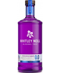 Nealkoholinis džinas WHITLEY NEILL, Rhubarb & Ginger, 0,0%, 0,7l