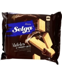 Vafliai SELGA, šokoladiniai, 180 g