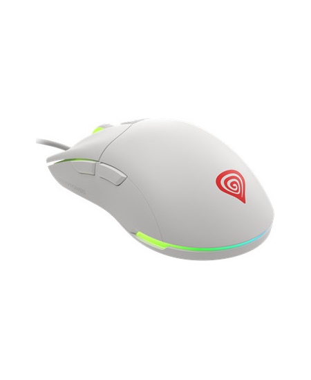 Genesis | Ultralight Gaming Mouse | Krypton 750 | Wired | Optical | Gaming Mouse | USB 2.0 | White | Yes