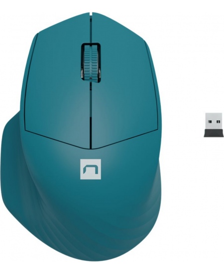 Natec | Mouse | Siskin 2 | Wireless | USB Type-A | Blue