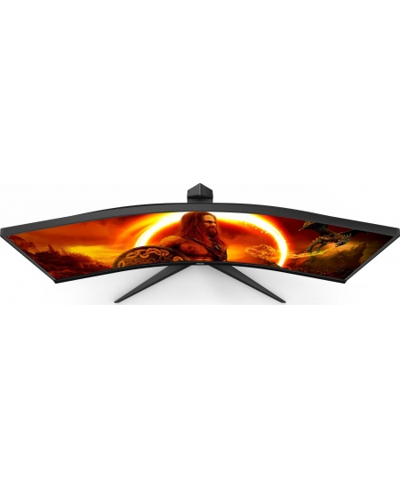 AOC | Gaming Monitor | CU34G2XP/BK | 34 " | VA | 21:9 | 180 Hz | 1 ms | 3440 x 1440 pixels | HDMI ports quantity 2 | Black