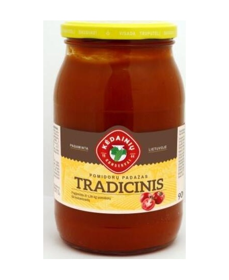 Pomidorų padažas KĖDAINIŲ Tradicinis, 900 g