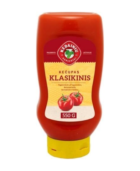 Kečupas KĖDAINIŲ Klasikinis, 550g