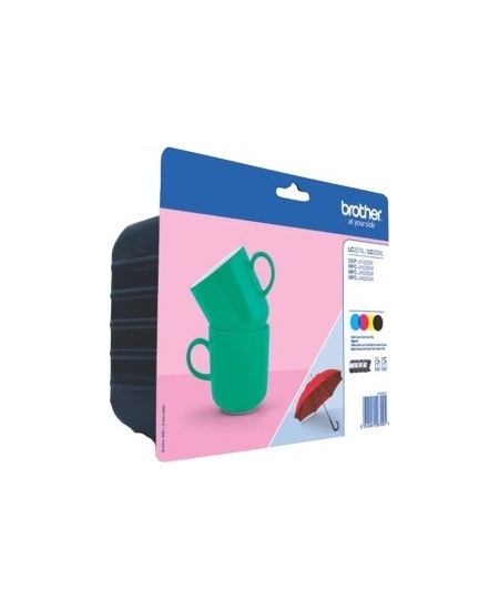 Brother LC-227XLVALBP ink cartridge multipack, Black, Cyan, Magenta, Yellow