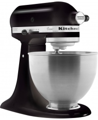 KITCHEN AID Küchenmaschine 5K45SSEOB 4,30 Liter Schüssel 250 W schwarz