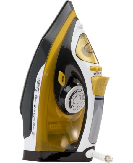Camry | Iron | CR 5029 | Steam Iron | 2400 W | Continuous steam 40 g/min | Steam boost performance 70 g/min | White/Black/Gold