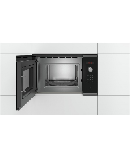 Bosch Microwave Oven BFL523MS0 Built-in, 20 L, 800 W, Stainless steel/Black