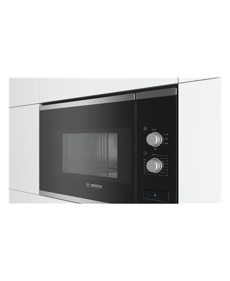 Bosch | Microwave Oven | BFL520MS0 | Built-in | 20 L | 800 W | Stainless steel/Black