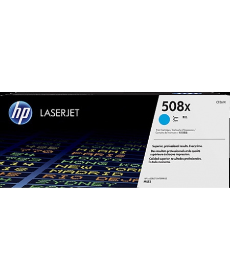 HP 508X (CF361X) Lazerinė kasetė, Žydra