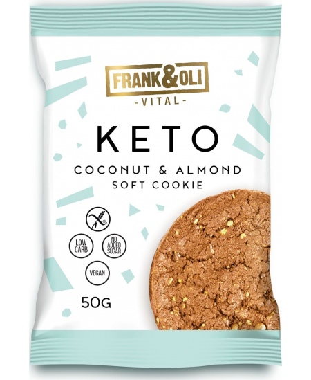 Keto kokosų ir anakardžių sausainis FRANK&OLI,  50g