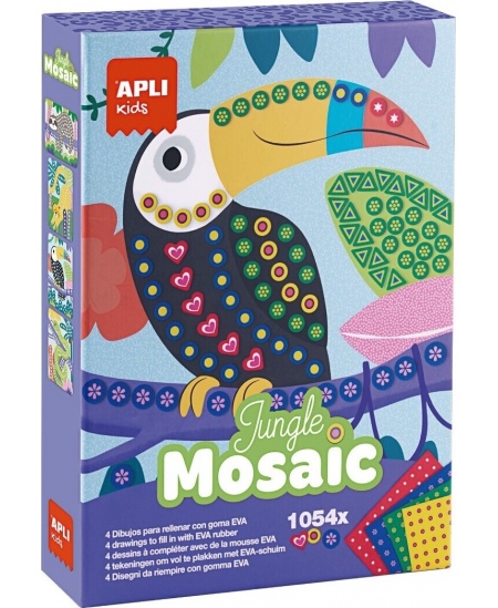 EVA porolono mozaika Apli Kids „Džiunglės”