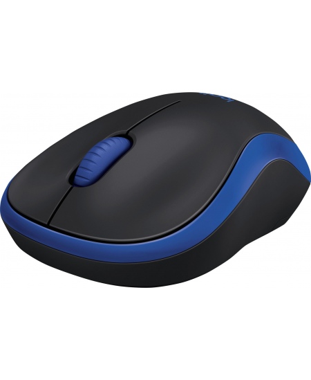 Logitech Mouse M185 Wireless, Blue/ black