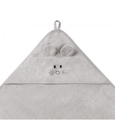 BabyOno rankšluostis su gobtuvu bambukinis 100x100 pilkas 1553/03
