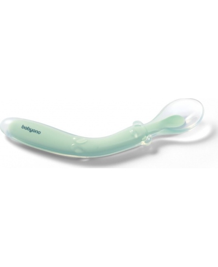 BabyOno silikoninis šaukštelis lankstomas mėtinis 785/02
